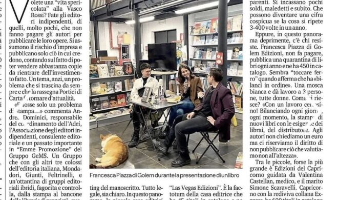 IMG_3958 Su LaStampa si parla di #editoriaindie e di Golem Edizioni